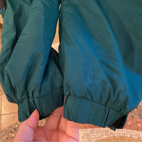 OBERMEYER Green Black Ski Snowboard Pants Size Junior 16Y Unisex-Missing Parts - Picture 8 of 12